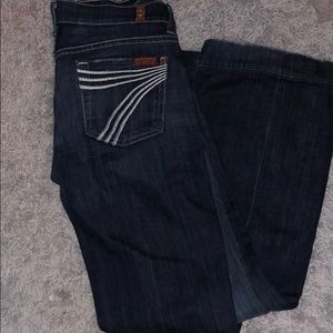 7 for all mankind flared jeans